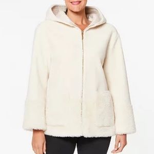 Koolaburra UGG Hooded Fuzzy Jacket L